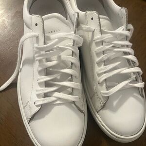 Oliver Cabell White Leather Low-Top Sneakers